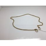 A 9 ct watch gold chain 16 grams approx