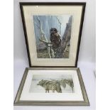 A collection of framed and glazed signed limited edition prints mainly by Stephen Gayford.