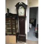 A long case clock by Pitt of Tetbury circa 1830.