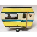 A vintage 1980’s Sindy wooden caravan
