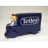 First edition Tetleys tea caddy.