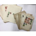 A Windsor stamp album and 3 stock books plus loose leaves containing a whole world mint and used