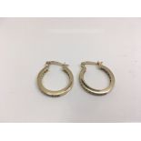 A pair of 9ct gold stone set earrings. Weight approx 3.45g