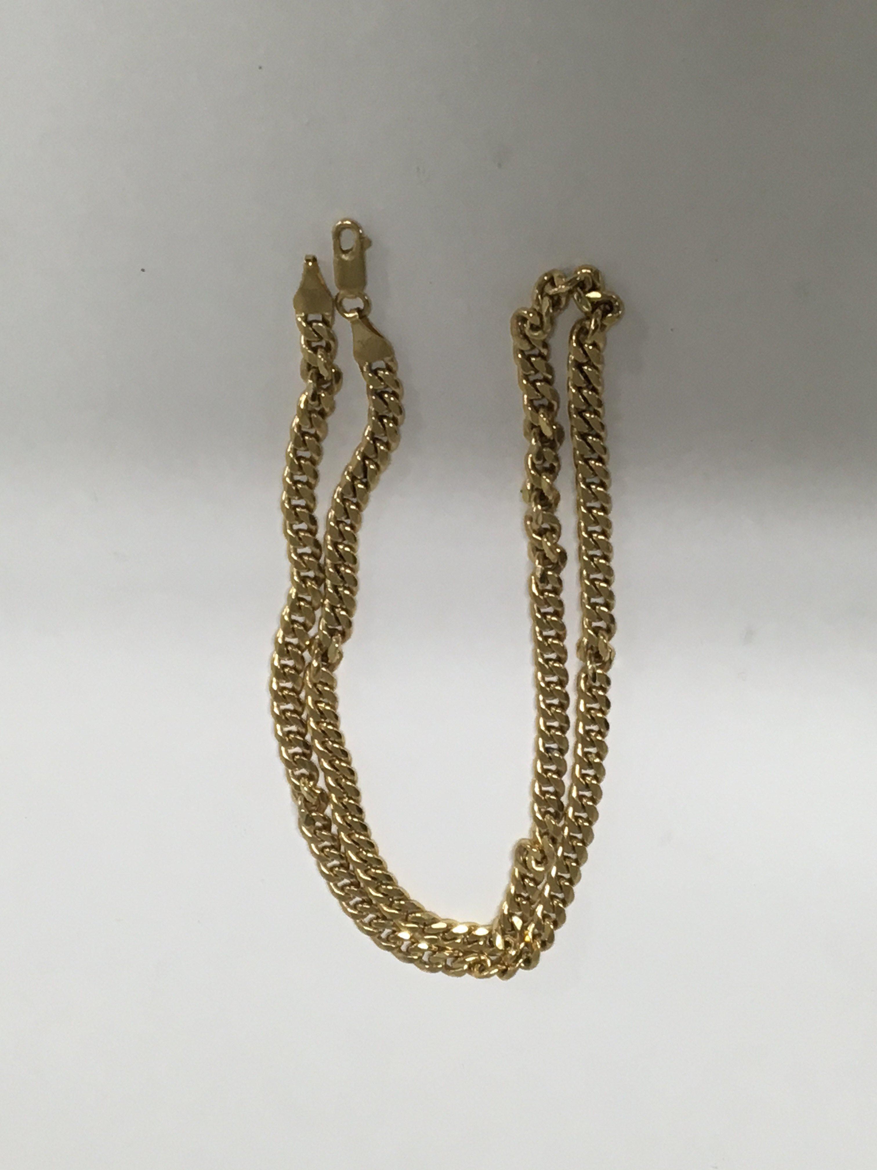 A 9 ct gold link chain 20 grams approx