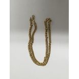A 9 ct gold link chain 20 grams approx
