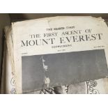 A collection of newspapers 1933-1953 including the