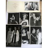 A collection of circa 1940's film star and Royalty