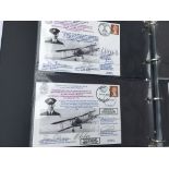 An album of first day covers depicting aircraft an