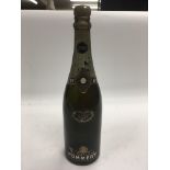 A bottle of 1966 Champagne Pommery.