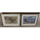 Two large limited edition prints by Margaret Glass