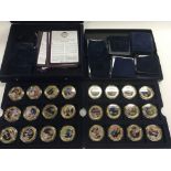 A cased set of William & Kate Westminster coins.