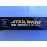 A boxed Star Wars MR Master Replica Force FX Darth