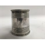 A George III silver mug. Weight approx 79g.