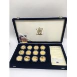A cased Royal Mint British military set of nickel