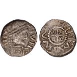 British Coins, Early Anglo Saxon, Early transitional type sceatta by Thrymsa moneyers (c.675-