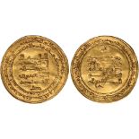Islamic Coins, Ikshidid, Abu'l Qasim Unujur, gold donative or presentation dinar, Misr 346h, wt. 4.