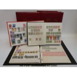 Two large Royal Mail stockbooks of all-world stamps and four stockbooks of GB stamps