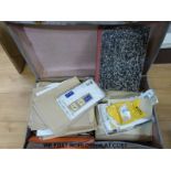 A suitcase containing a very large quantity of loose stamps,