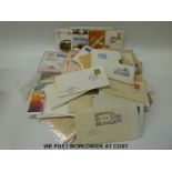 A box of stamps on cover's including early Switzerland and GB pre stamp covers