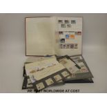 Two stockbooks of modern GB stamps and sundry other stamps and presentation packs