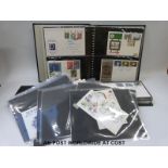 Two albums of GB first day covers and loose covers