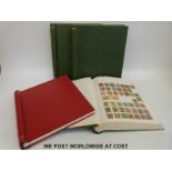 Four Viscount albums of foreign stamps