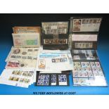 A box of royalty-related stamps,