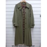 A ladies Mulberry trench coat,
