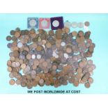 A large collection of mainly pennies Victoria onwards,
