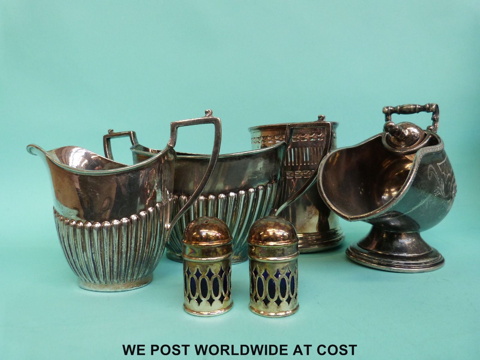 A quantity of silver plate and other metalware to include sets of cutlery, - Image 4 of 12