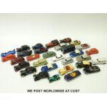 Thirty-one Solido diecast model classic cars.