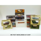Fifteen Matchbox Models of Yesteryear and Matchbox Dinky diecast model vehicles,