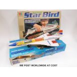 Japanese battery operated Super-Sonic Concorde together with a MB Games Star-Bird space ship,