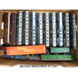 Twenty BR MK 1 and CCT Hornby and similar 00 gauge carriages,