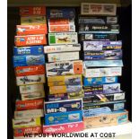 Forty Sword, KM, Special Hobby, Matchbox and other model aircraft kits, all in original boxes.