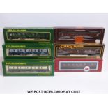 Eleven Replica Railways, Hornby Top Link, Mainline and Dapol 00 gauge carriages,