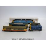 Five Hornby and other 00 gauge diesel locomotives including 'Phillips-Imperial',