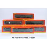 Eight Hornby 00 gauge BR coaches,