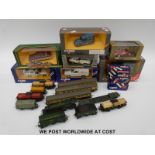 Ten Corgi and other diecast model vehicles,