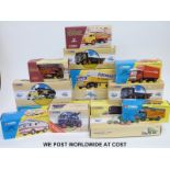 Fourteen Corgi and Corgi Classics diecast model vehicles and vehicle sets including Billy Smarts