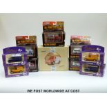 Ten Corgi Fire Heroes, Cadbury's Collection and Classic Fire Engines diecast model vehicles,