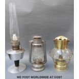 Three oil lamps.