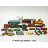 Twenty-five Dinky Toys and Dinky Supertoys diecast model commercial,