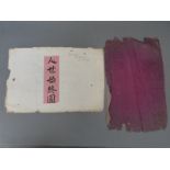 A group of 19th century Chinese watercolours on silk
