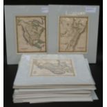 Thirty three mid 19thC Kelly country maps of the world,