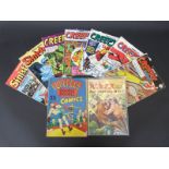 A quantity of comics to include Superboy Double Double comics number 134 Dec 1966,