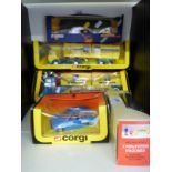 Six Corgi diecast model lorries and commercial vehicles,