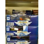 Seven New Ray Hobby Dax Air-Plane diecast model aeroplanes,