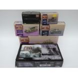 Six Corgi World War II Collection and A Century of War diecast model military vehicles,