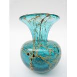 Mdina glass vase in the Sea & Sand pattern, indistinctly signed to base, 9.